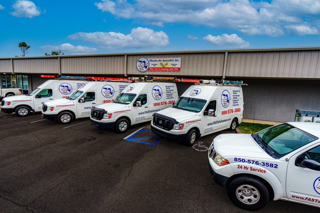 Fleet of FAS Team Vehicles